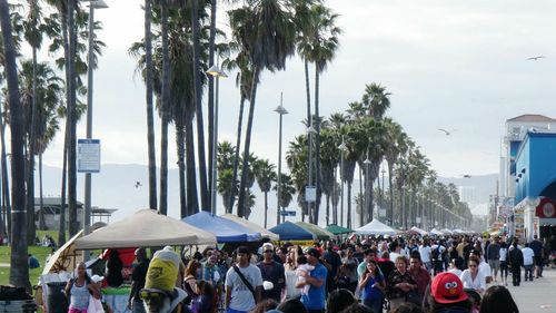 People in park