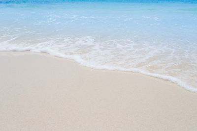 Scenic view of beach against sea