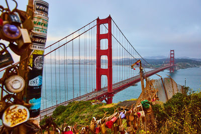 View of golden gate bridge