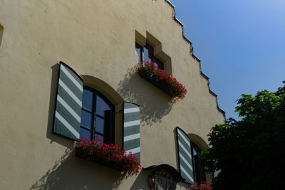 Low angle view of building against sky