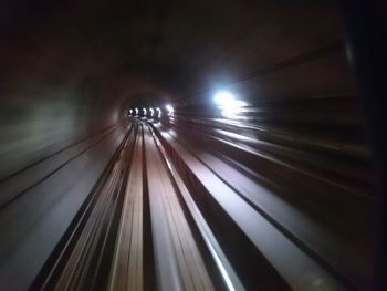 Illuminated tunnel