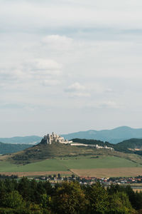 Scenic view of landscape against sky