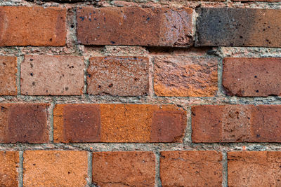 Full frame shot of brick wall