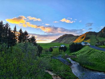 Scenic view of landscape against sky