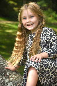 Portrait of a smiling girl