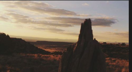 Panoramic view of landscape against sky