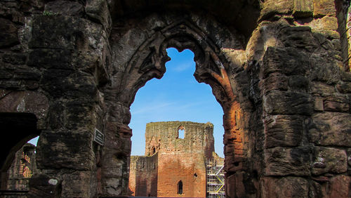 Low angle view of old building