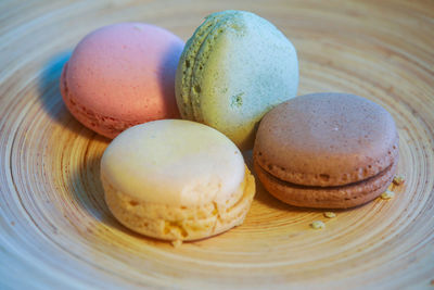 Close-up of dessert on table