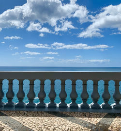 Scenic view of sea against sky on madeira