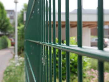 Close-up of metallic structure