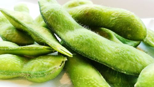 Close-up of green chili