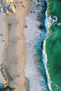 Aerial view of beach