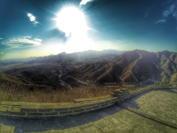 Scenic view of landscape against sky