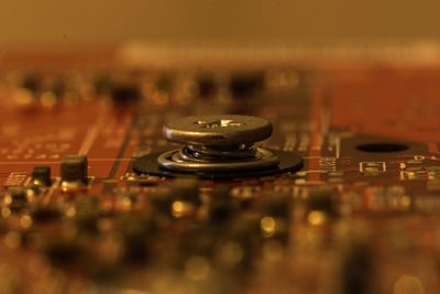 Close-up of computer keyboard