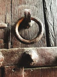 Close-up of rusty metal