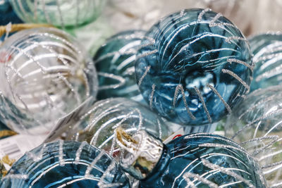 Close-up of glass with reflection