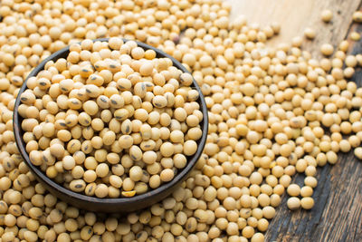 Close-up of soy beans