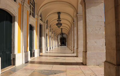 Corridor of building