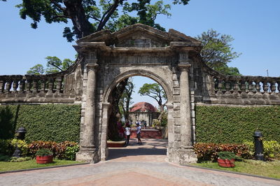 Facade of building