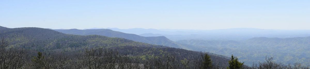 Scenic view of mountains