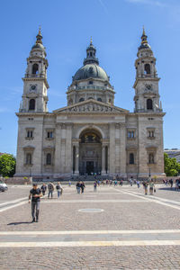 Low angle view of historical building