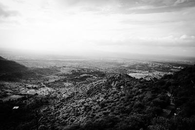 Aerial view of landscape