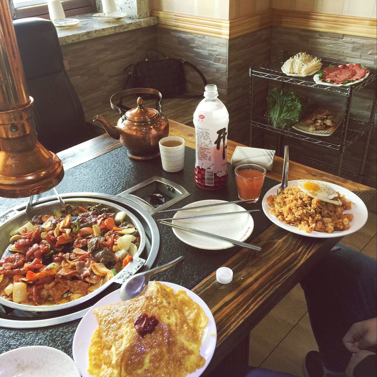 table, food, food and drink, indoors, high angle view, serving size, freshness, wood - material, ready-to-eat, plate, sweet food, healthy eating, meal, drink, no people, drinking glass, toasted bread, day