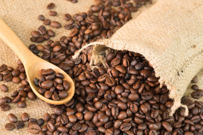 Close-up of coffee beans