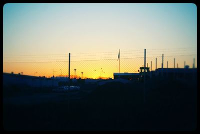 View of sky at sunset