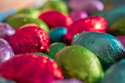 Full frame shot of multi colored candies