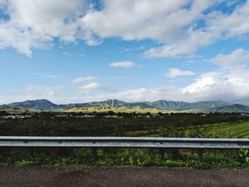 Scenic view of landscape against sky