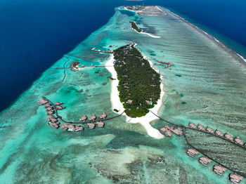 Aerial view of beach