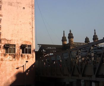 View of city against clear sky