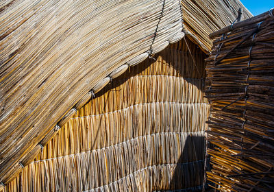 Full frame shot of roof tiles