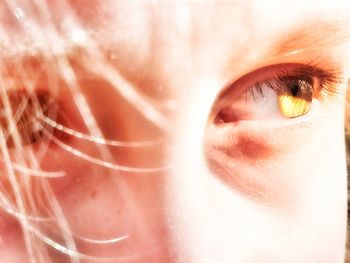 Close-up portrait of woman