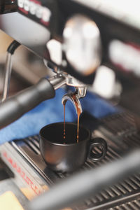 Close-up of coffee cup