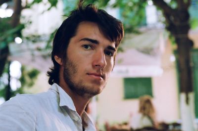 Portrait of young man