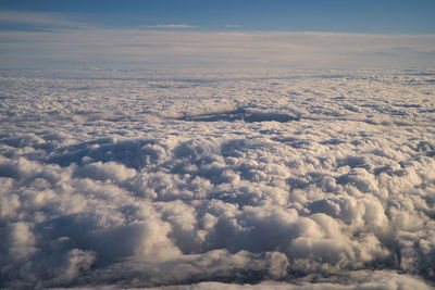 Aerial view of cloudscape