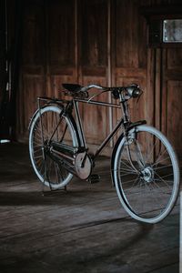 Classic bicycle and classic building