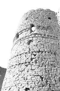 Low angle view of historical building against sky