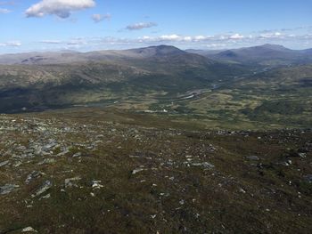 Scenic view of landscape against sky