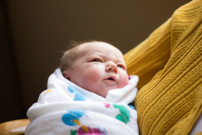 Close-up of baby boy