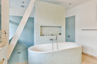 View of bathtub in bathroom