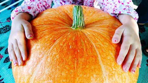 Close-up of baby hands