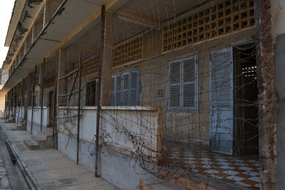 View of abandoned building