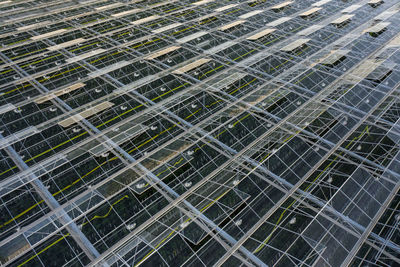 Low angle view of roof tiles