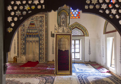 Interior of church