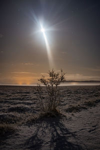 Moonlight in iceland