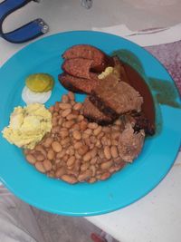 Close-up of food in plate