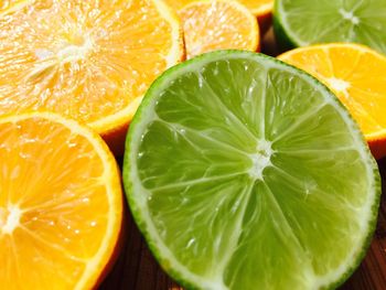 Close-up of orange slices